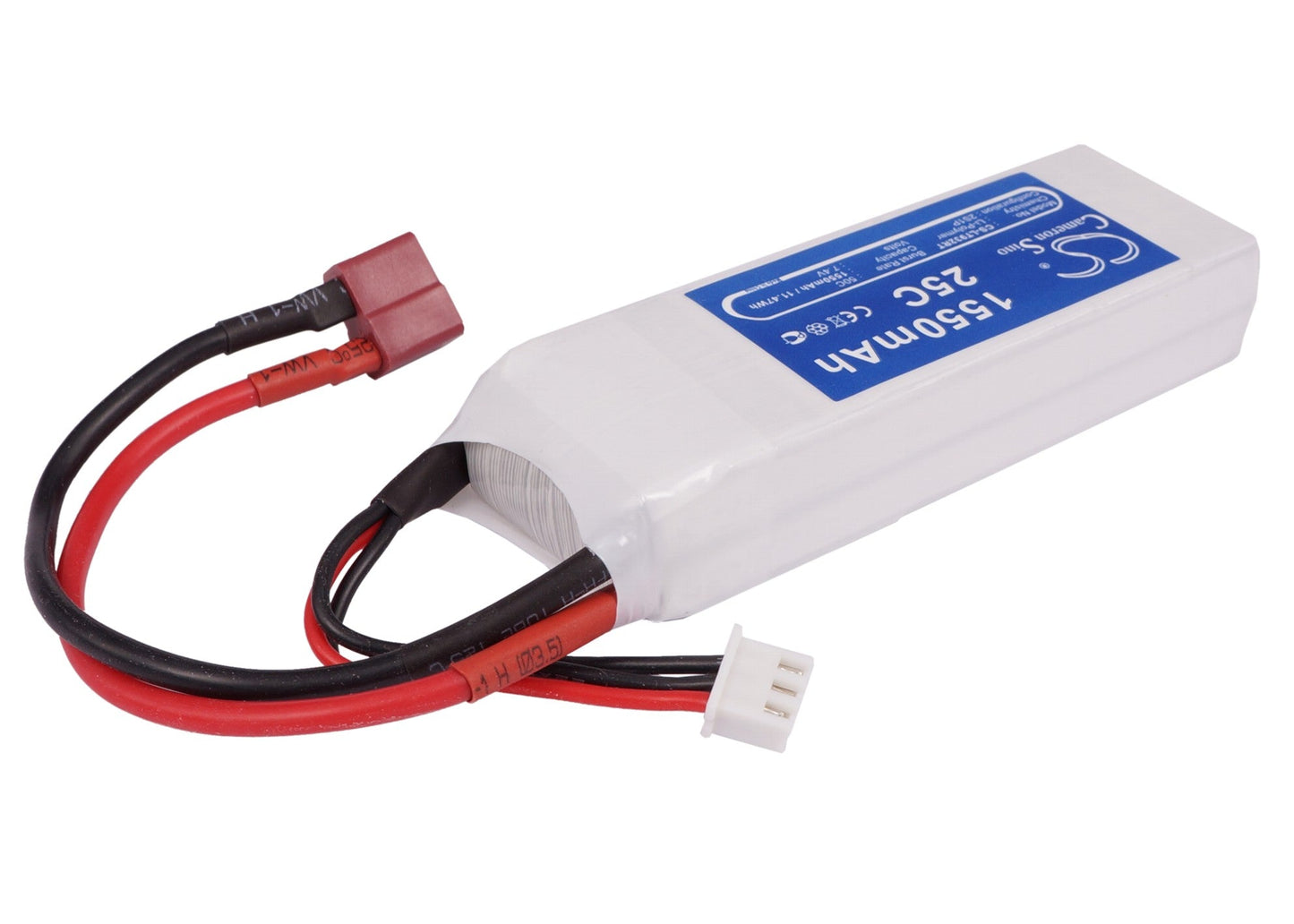 Replacement Battery for RC  CS-LT932RT – FPV – 1550mAh / 11.47Wh / 7.4V