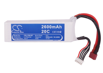 Replacement Battery for RC  CS-LT961RT – Cars – 2600mAh / 38.48Wh / 14.8V