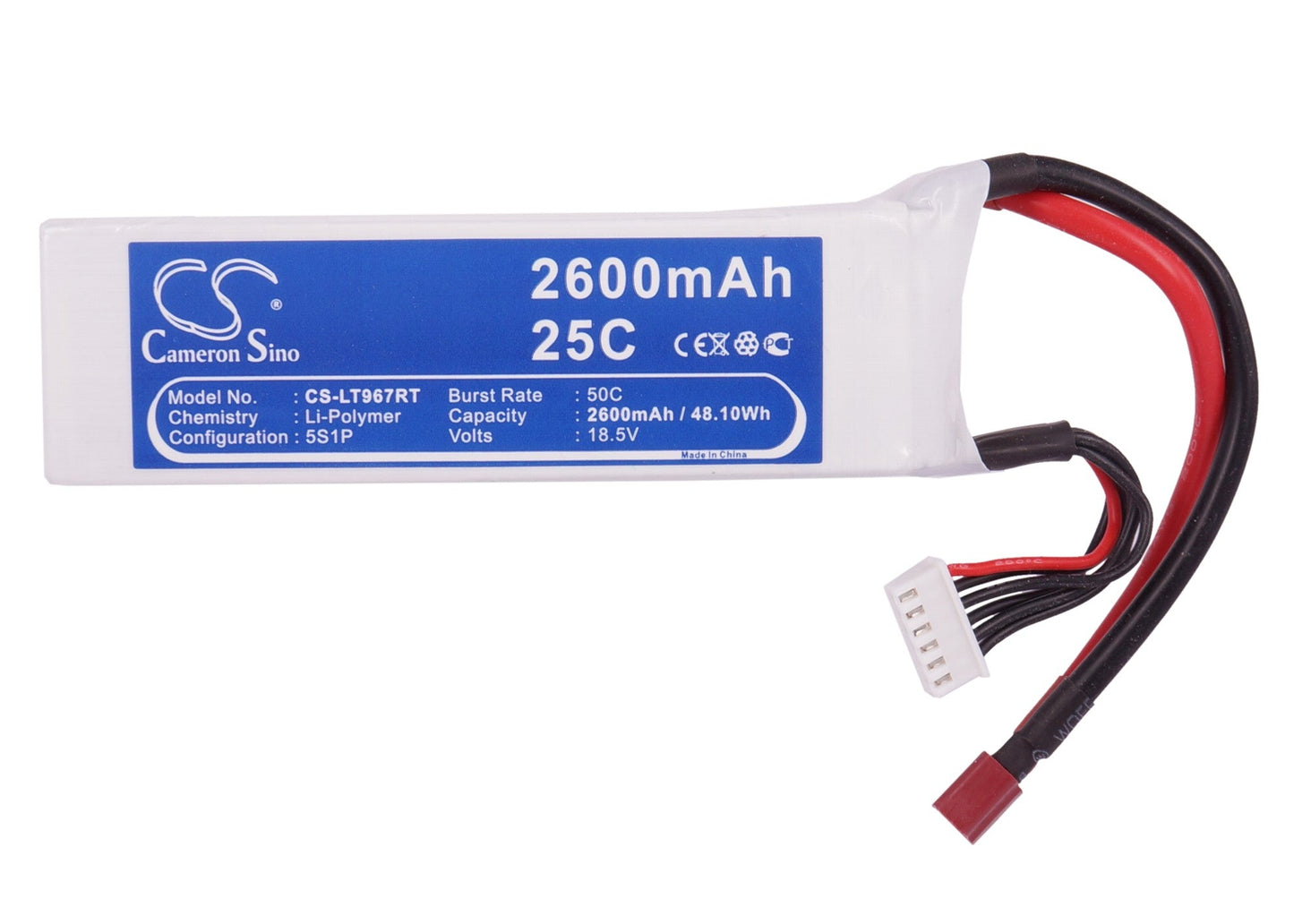 Replacement Battery for RC  CS-LT967RT – Cars – 2600mAh / 48.10Wh / 18.5V