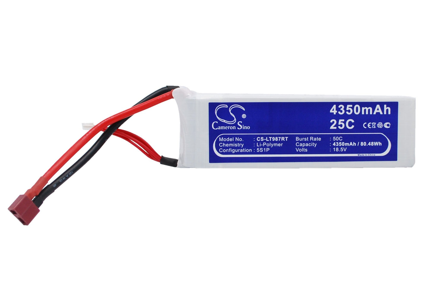 Replacement Battery for RC  CS-LT987RT – Cars – 4350mAh / 80.48Wh / 18.5V