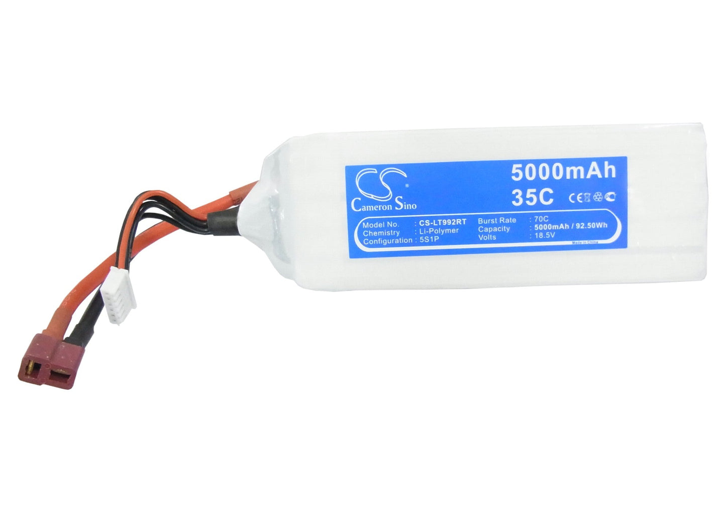 Replacement Battery for RC  CS-LT992RT – FPV – 5000mAh / 92.50Wh / 18.5V