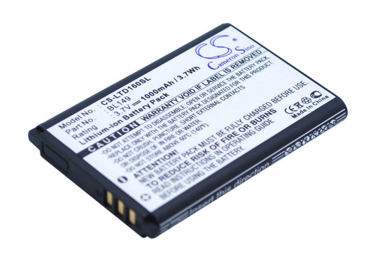 Replacement Battery for Lenovo TD16 – Mobile, SmartPhone – 1000mAh / 3.7V