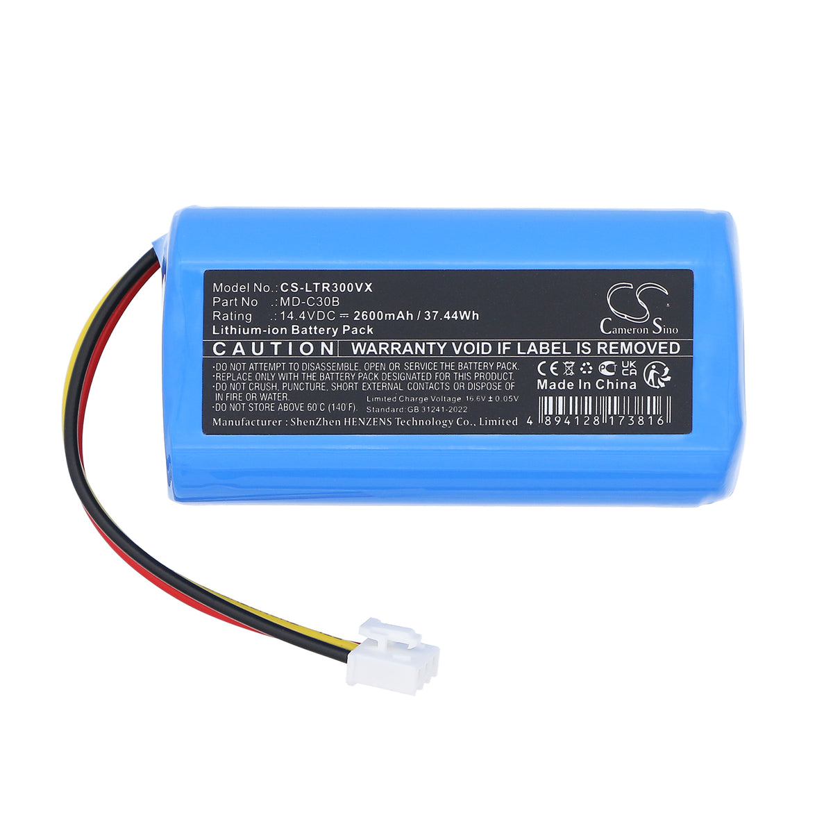 Replacement Battery for Panda | iHome | Redmond | Blaupunkt | Okami | Proscenic | Midea | V-tac | Kitfort | iBoto | Liectroux | GARLYN Abir R20 – Vacu