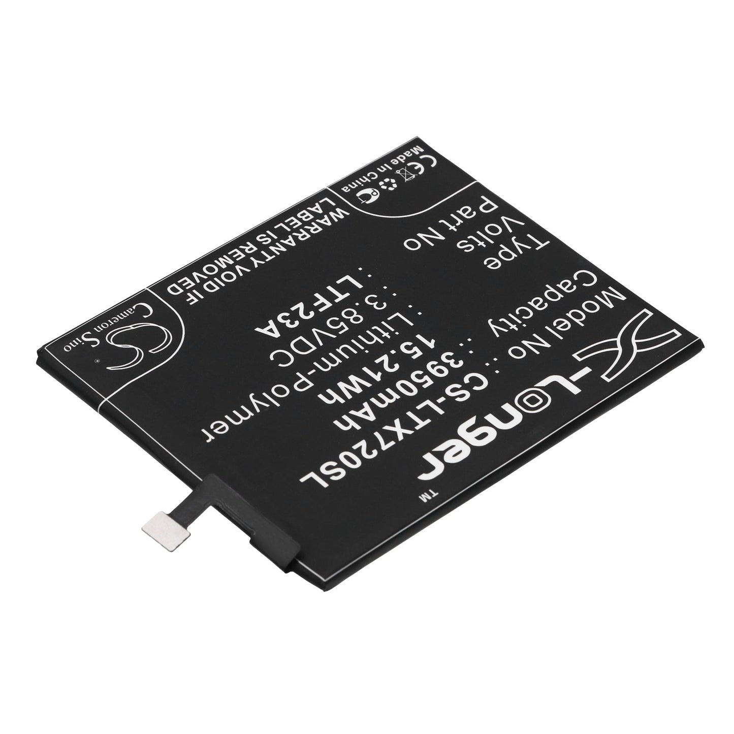 Replacement Battery for LeTV  Le Pro 3 – Mobile, SmartPhone – 3950mAh / 15.21Wh / 3.85V
