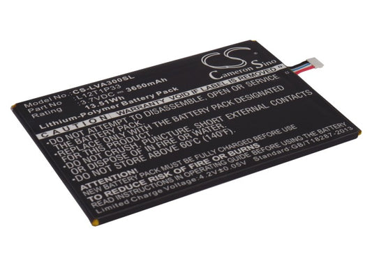 Replacement Battery for Lenovo IdeaPad A3000 – Tablet – 3650mAh / 3.7V