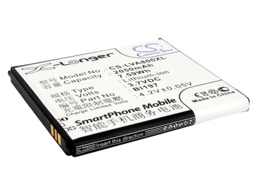 Replacement Battery for Lenovo S889T – Mobile, SmartPhone – 2050mAh / 3.7V