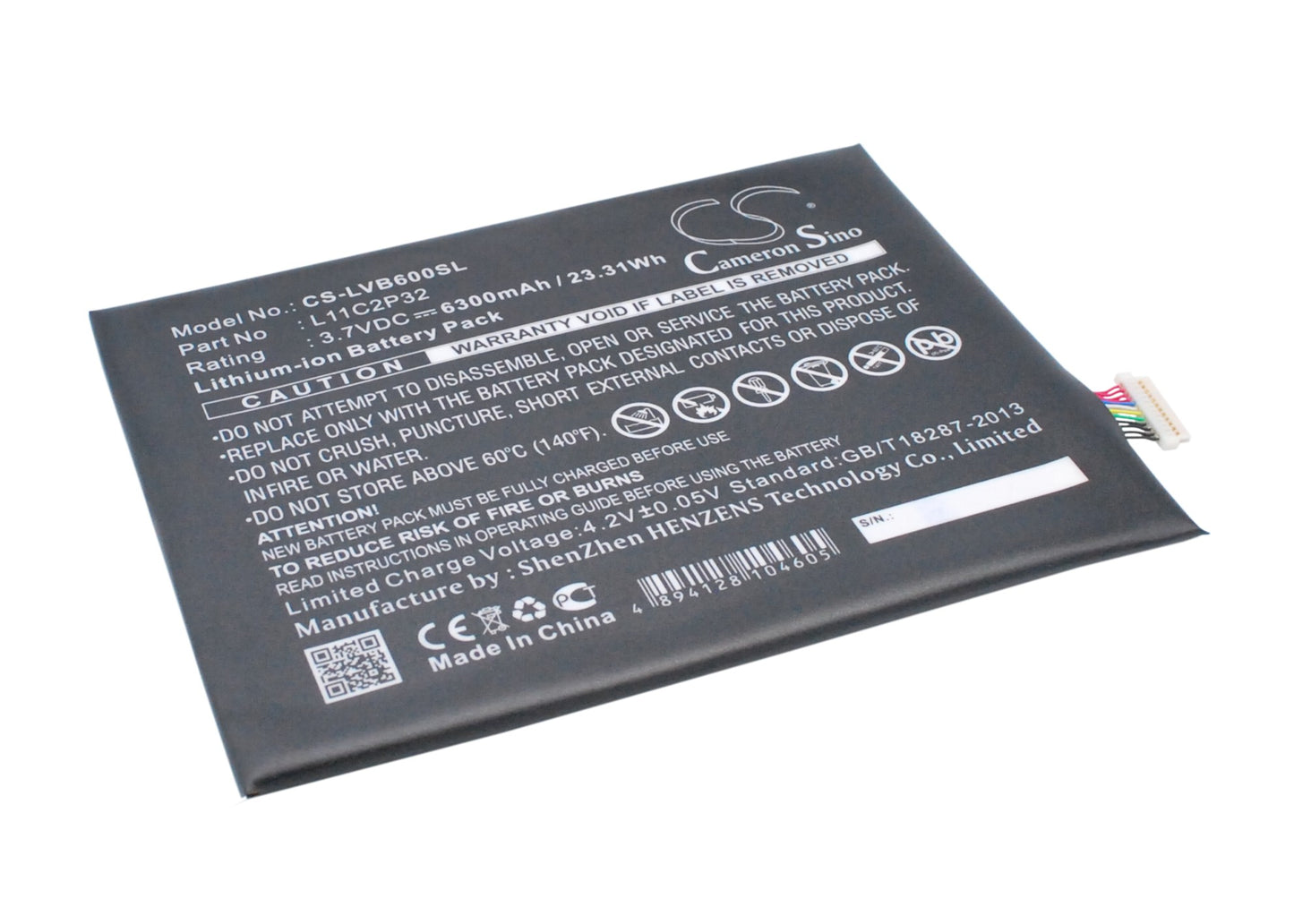 Replacement Battery for Lenovo IdeaPad S6000 – Tablet – 6300mAh / 3.7V - image 2