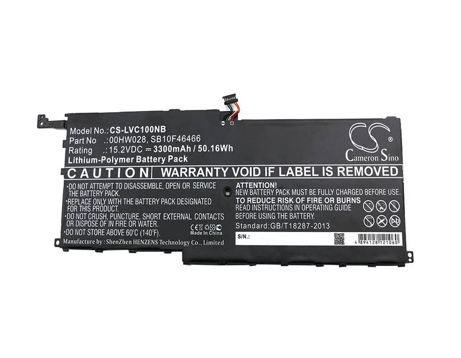 Replacement Battery for Lenovo ThinkPad X1 Carbon 2016 – Notebook, Laptop – 3300mAh / 15.2V - image 3