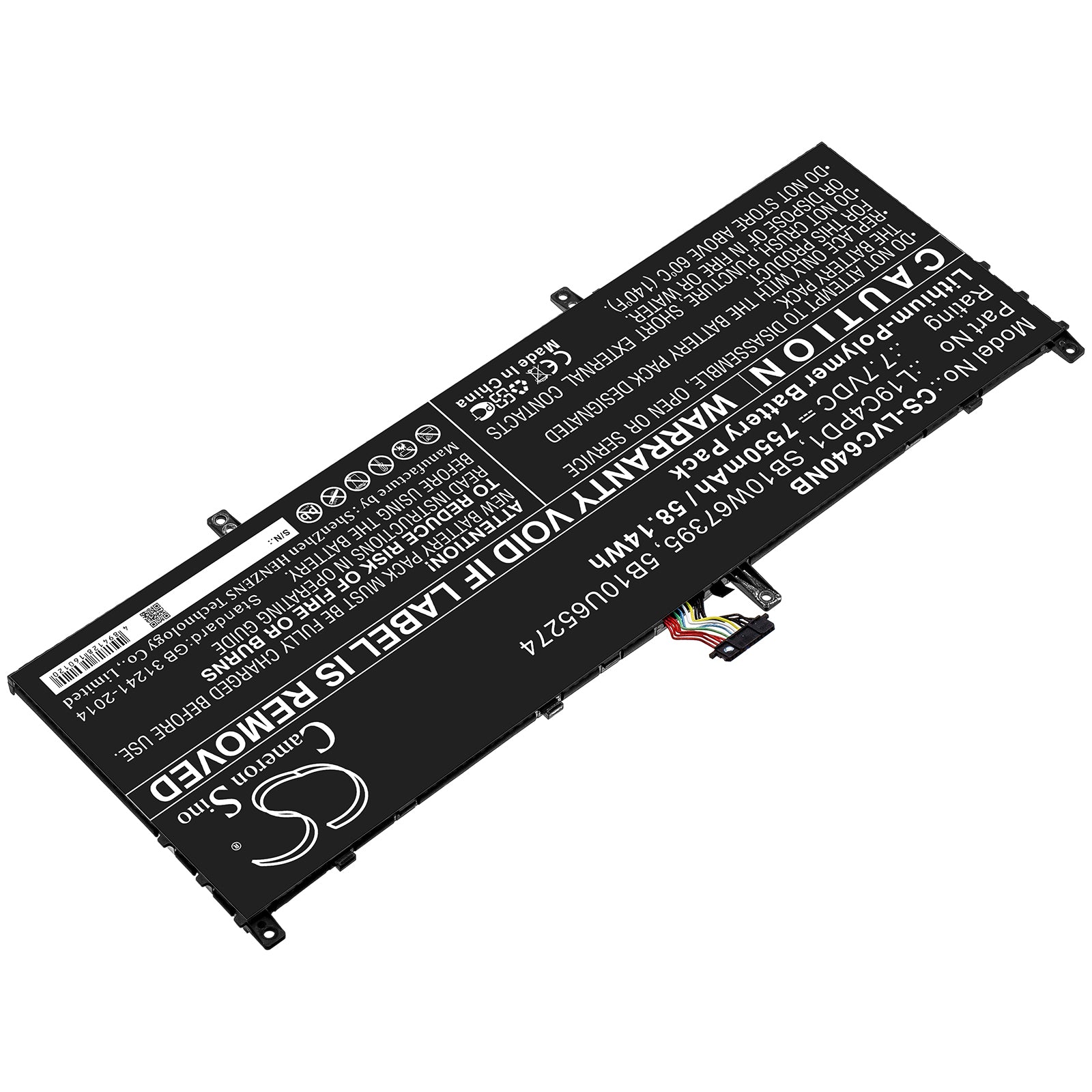 Replacement Battery for Lenovo Yoga C640 13 – Notebook, Laptop – 7550mAh / 7.7V - image 2