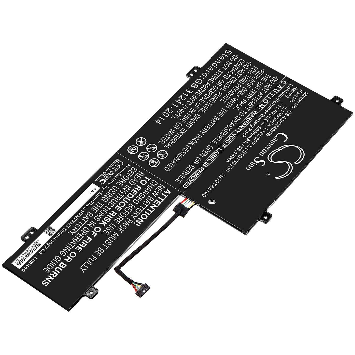 Replacement Battery for Lenovo Yoga C740 – Notebook, Laptop – 5050mAh / 11.52V - image 2
