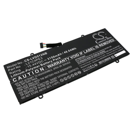 Replacement Battery for Lenovo IdeaPad Duet 5 12IRU8 83B3001HPH – Notebook, Laptop – 3150mAh / 15.44V