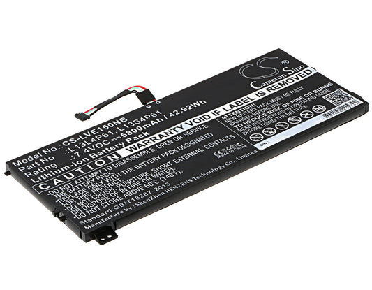 Replacement Battery for Lenovo Edge 15 – Notebook, Laptop – 5800mAh / 7.4V