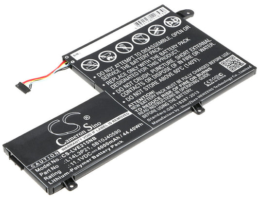Replacement Battery for Lenovo  510S – Notebook, Laptop – 4000mAh / 44.40Wh / 11.1V