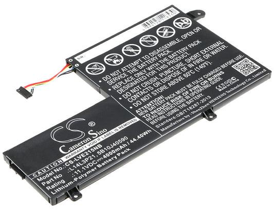 Replacement Battery for Lenovo Edge 2-1580 – Notebook, Laptop – 4000mAh / 11.1V