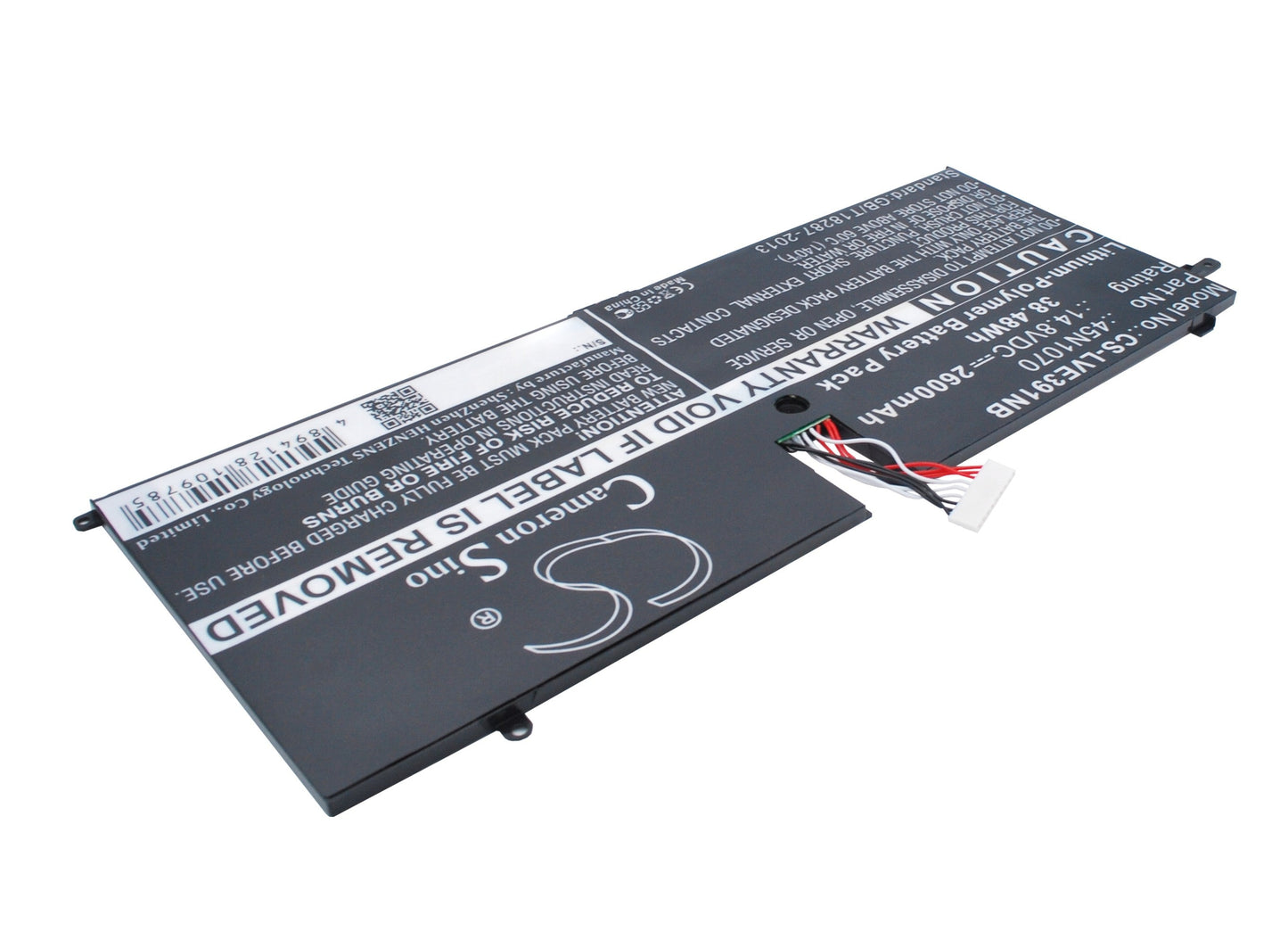 Replacement Battery for Lenovo  ThinkPad X1 Carbon 3444 – Notebook, Laptop – 2600mAh / 38.48Wh / 14.8V