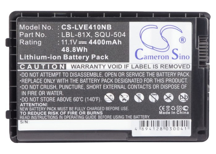 Replacement Battery for Lenovo 125 – Notebook, Laptop – 4400mAh / 11.1V - image 5