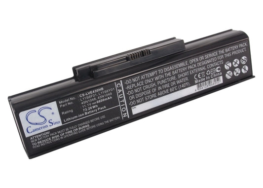 Replacement Battery for Lenovo ThinkPad Edge E43A – Notebook, Laptop – 6600mAh / 11.1V