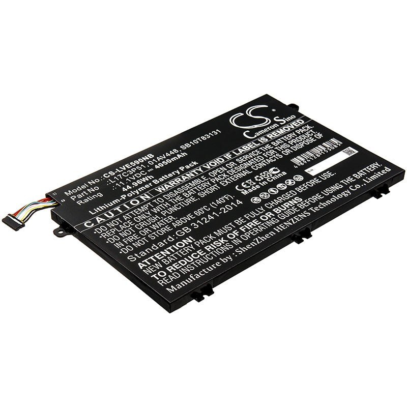 Replacement Battery for Lenovo ThinkPad E590 – Notebook, Laptop – 4050mAh / 11.1V - image 1
