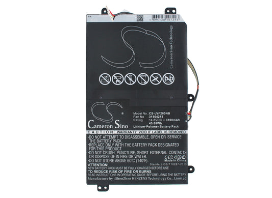 Replacement Battery for Lenovo IdeaCentre Flex 20 – Notebook, Laptop – 3100mAh / 14.8V - image 1