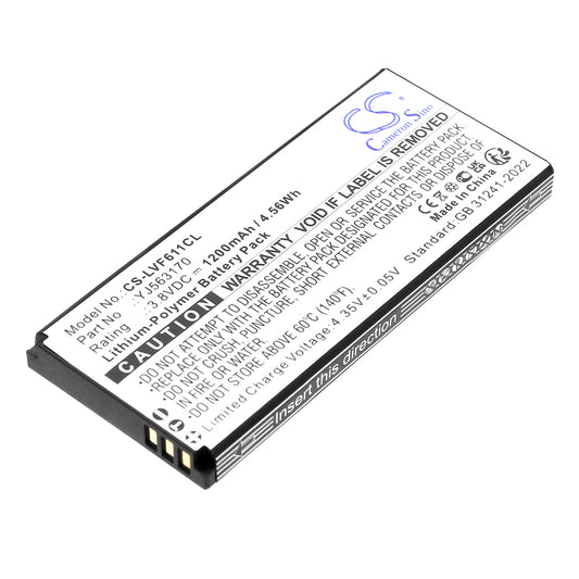 Replacement Battery for Linkvil W610W Portable Wi-Fi IP Phones – Cordless Phone – 1200mAh / 3.8V