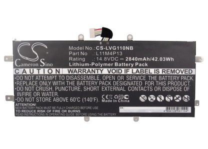 Replacement Battery for Lenovo IdeaPad Yoga 11 – Notebook, Laptop – 2840mAh / 14.8V - image 5