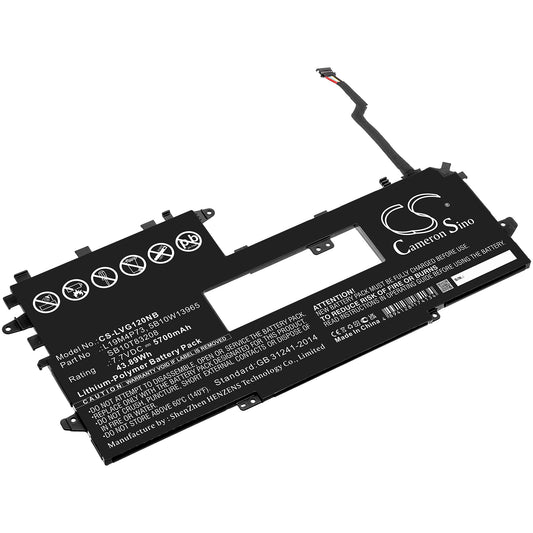 Replacement Battery for Lenovo ThinkPad X1 Titanium Yoga Gen 1 20QA001QPB – Notebook, Laptop – 5700mAh / 7.7V