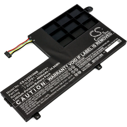 Replacement Battery for Lenovo Yoga 510 – Notebook, Laptop – 4600mAh / 7.6V - image 1