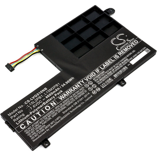 Replacement Battery for Lenovo Yoga 510 – Notebook, Laptop – 4600mAh / 7.6V - image 1