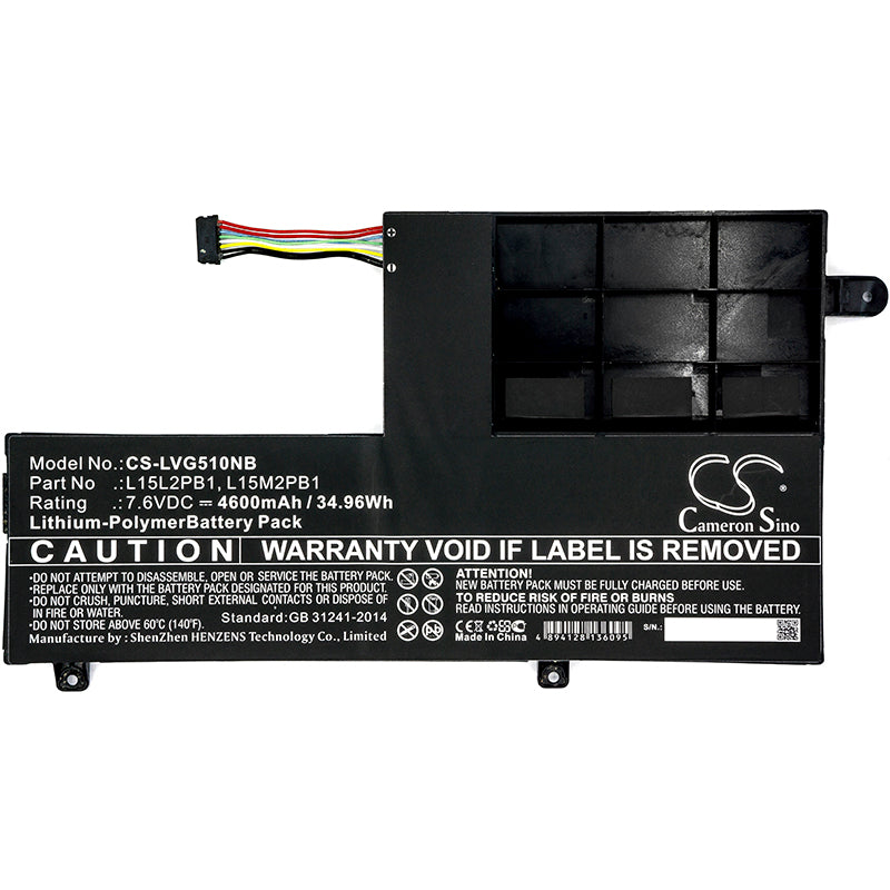 Replacement Battery for Lenovo Yoga 510 – Notebook, Laptop – 4600mAh / 7.6V - image 3