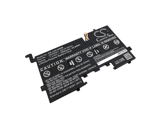 Replacement Battery for Lenovo ThinkPad Helix 2 Ultrabook Pro Keyboard – Notebook, Laptop – 3500mAh / 7.4V - image 1