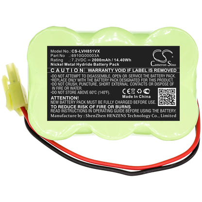 Replacement Battery for LG VH851C – Vacuum – 2000mAh / 7.2V