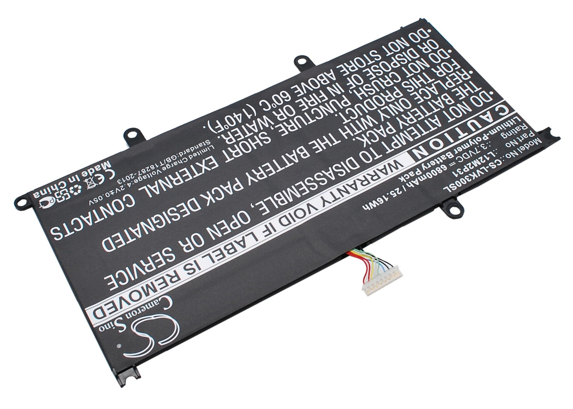 Replacement Battery for Lenovo IdeaPad K3 – Tablet – 6800mAh / 3.7V - image 2