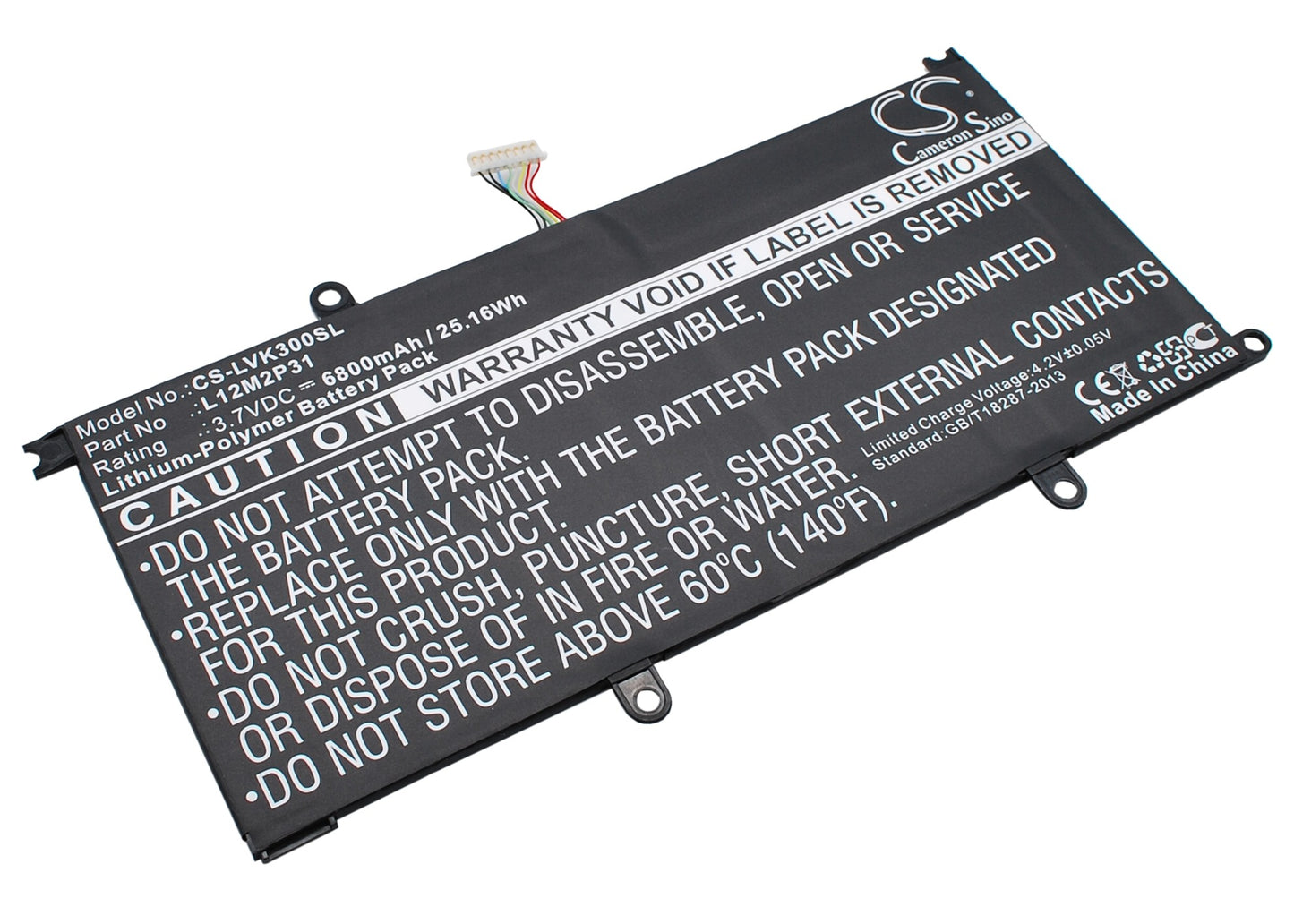 Replacement Battery for Lenovo IdeaPad K3 – Tablet – 6800mAh / 3.7V - image 3