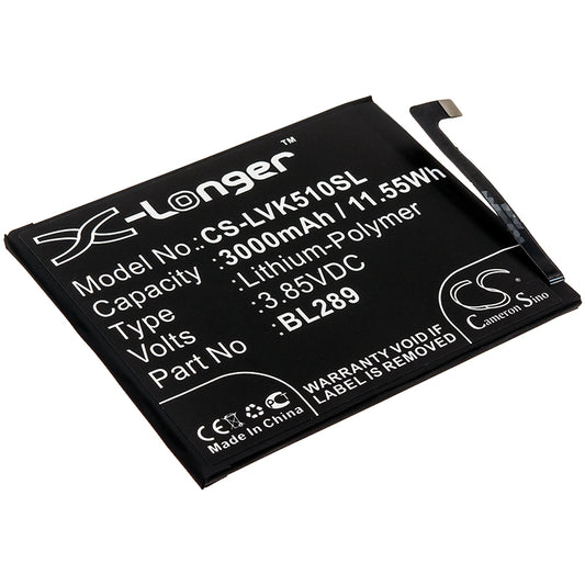 Replacement Battery for Lenovo K5 Play – Mobile, SmartPhone – 3000mAh / 3.85V