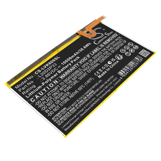 Replacement Battery for Lenovo Yoga Pad Pro – Tablet – 10000mAh / 3.86V