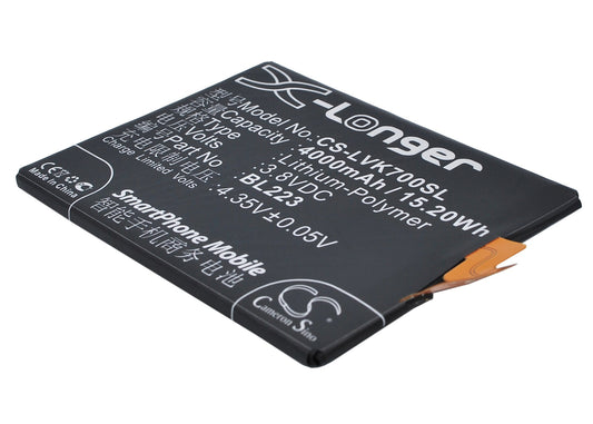 Replacement Battery for Lenovo K920 – Mobile, SmartPhone – 4000mAh / 3.8V