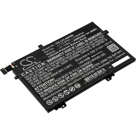 Replacement Battery for Lenovo ThinkPad L480 – Notebook, Laptop – 4000mAh / 11.1V - image 1