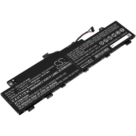 Replacement Battery for Lenovo IdeaPad 5 14ARE05 – Notebook, Laptop – 4850mAh / 11.52V