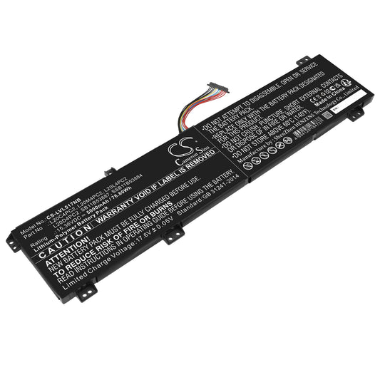 Replacement Battery for Lenovo Legion 5 17ACH6H-82JY00GMMX – Notebook, Laptop – 5000mAh / 15.36V