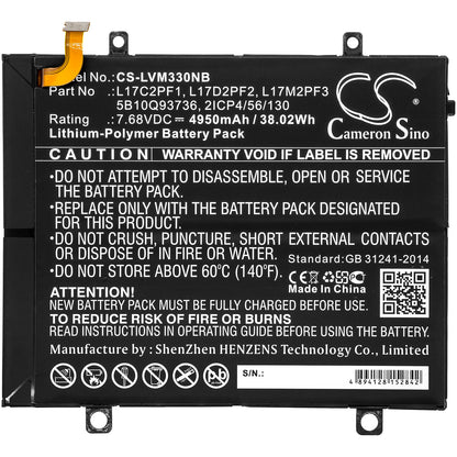 Replacement Battery for Lenovo Miix 330 – Notebook, Laptop – 4950mAh / 7.68V - image 3