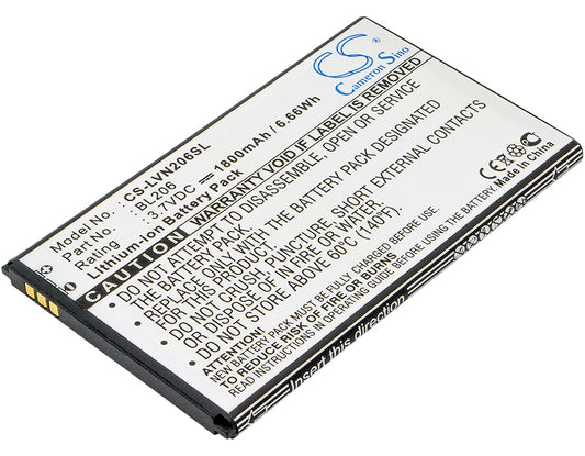 Replacement Battery for Lenovo A600E – Mobile, SmartPhone – 1800mAh / 3.7V