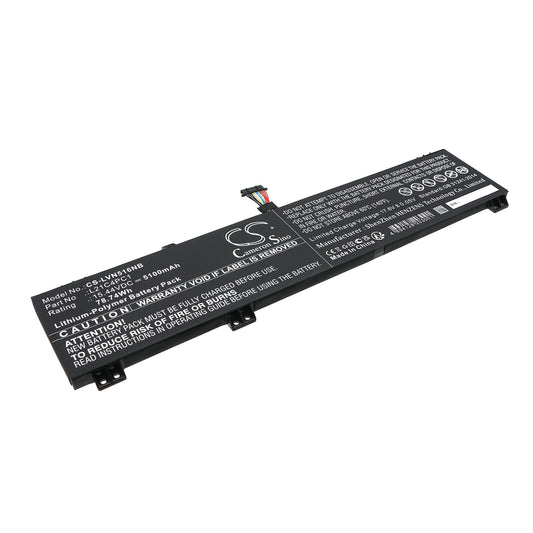 Replacement Battery for Lenovo Legion 5 Pro 16IAH7H 82RF005PID – Notebook, Laptop – 5100mAh / 15.44V