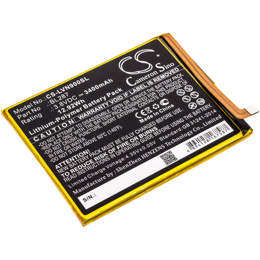 Replacement Battery for Lenovo K9 Note – Mobile, SmartPhone – 3400mAh / 3.8V