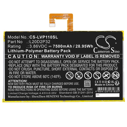 Replacement Battery for Lenovo | Matco Tab M10 Plus 3rd Gen – Tablet – 7500mAh / 3.86V - image 3