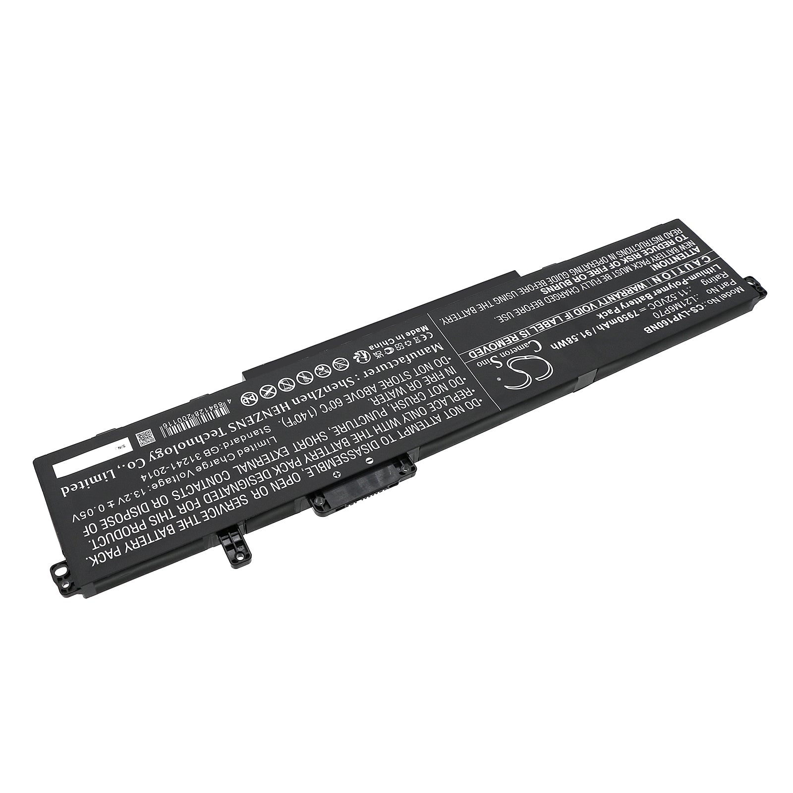 Replacement Battery for Lenovo ThinkPad P16 00CD 2022 – Notebook, Laptop – 7950mAh / 11.52V - image 2