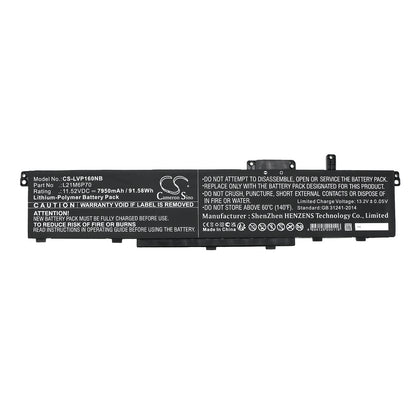 Replacement Battery for Lenovo ThinkPad P16 00CD 2022 – Notebook, Laptop – 7950mAh / 11.52V - image 3