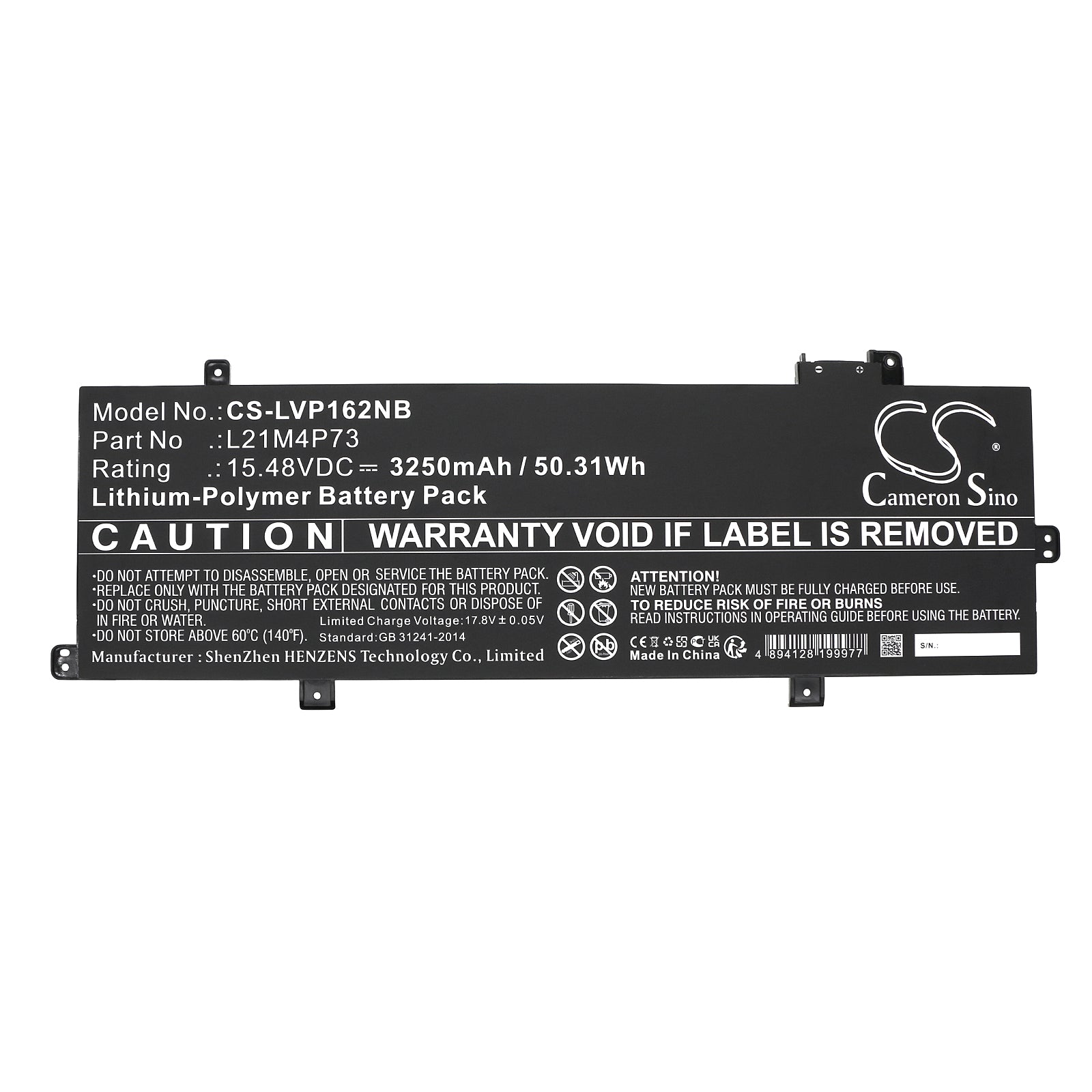 Replacement Battery for Lenovo ThinkPad P16s Gen 1(Intel)21BT008CRA – Notebook, Laptop – 3250mAh / 15.48V - image 3