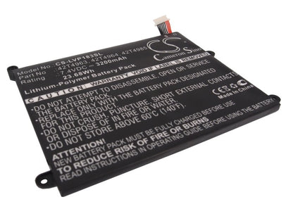 Replacement Battery for Lenovo ThinkPad 1838 – Tablet – 3200mAh / 7.4V - image 1
