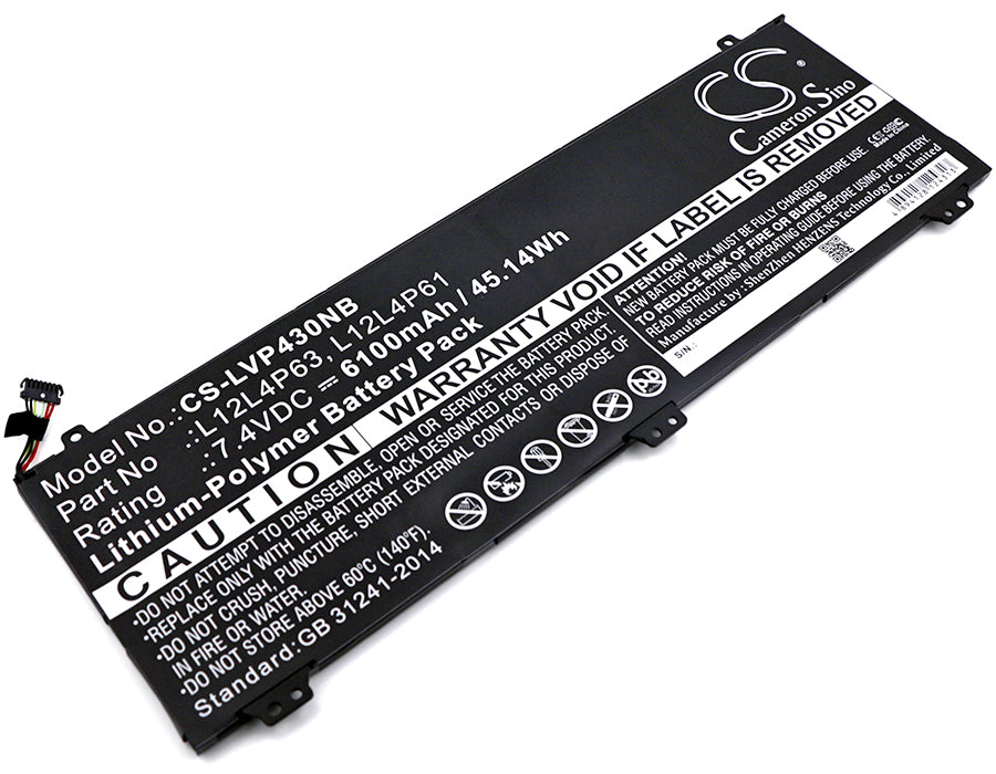 Replacement Battery for Lenovo IdeaPad U330p – Notebook, Laptop – 6100mAh / 7.4V - image 1