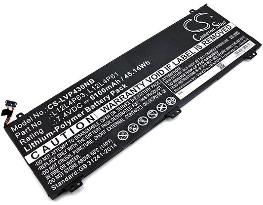 Replacement Battery for Lenovo IdeaPad U330p – Notebook, Laptop – 6100mAh / 7.4V - image 1